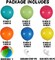 140pcs Summer Tropical Balloon Garland Arch Kits with Beach Balls